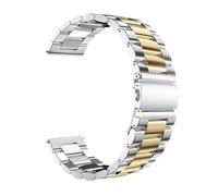 WJIAYAO Cinturino in Metallo Cinturino for orologio in metallo Cinturini for orologi in acciaio inossidabile a sgancio rapido 20mm 22mm for bracciale in(Silver Gold 12,20mm)
