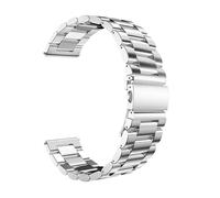 WJIAYAO Cinturino in Metallo Cinturino for orologio in metallo Cinturini for orologi in acciaio inossidabile a sgancio rapido 20mm 22mm for bracciale in(Silver 01,44mm)