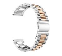 WJIAYAO Cinturino in Metallo Cinturino for orologio in metallo Cinturini for orologi in acciaio inossidabile a sgancio rapido 20mm 22mm for bracciale in(Silver Rose 13,44mm)