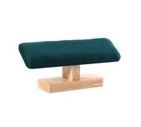 WJIAYAO Espositore per orologi 1pc base in legno a forma di T in pelle velluto braccialetto espositore orologio fascia for capelli gioielli supporto organizzatore(Green)