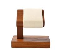 WJIAYAO Espositore per orologi Porta orologio in legno Espositore for gioielli a forma di T. Organizzatore for anelli for bracciale nero. Supporto for con barra a in(SM21401)