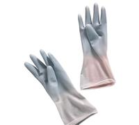 WJIAYAO Guanti per la pulizia Guanti Articoli for la casa Lavanderia Donna Gomma Lavare i piatti Necessità quotidiane della for lavare gli strumenti for pulizia Cucina(Gradient Blue,152 * 92cm)