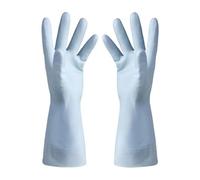 WJIAYAO Guanti per la pulizia Guanti for bucato Manica lunga Proteggi le mani Piatti for lavare resistenti all'olio for la pulizia in lattice durevoli for della casa(Blue,M)