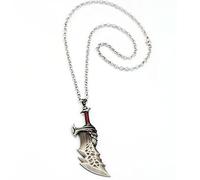 WJJKG Gioco Accessori Dio Della Guerra Collana Kratos Versione Aggiornata Catena Lama Chaos Lama Ciondolo Collana Tre Colori