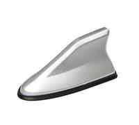 WJJQSB Antenna Auto Pinna di Squalos per BYD Seal U DM-i 2024 2025（Audio on The Right）, Etto Aerea Segnale Radio AM/FM, Autoadesiva, Senza Pugni, Accessori Auto,Silver