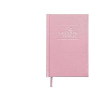 WJLYDM 2 pezzi Diario della gratitudine Quaderno Autodisciplina Programma di punzonatura Piano Manuale Studente Ufficio Adatto for cancelleria(Pink)