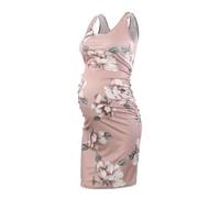 WJLYDM Abiti Premaman Senza Maniche Da Donna, Abito Con Canotta, For La Doccia Della Mamma, For Gravidanza(Pink-A,M)