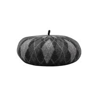 WJLYDM Berretto di lana a blocchi colore, cappello da pittore scozzese casual alla moda for donna, berretto invernale caldo e spesso in maglia, unisex morbido(Color5)