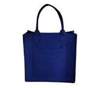 WJLYDM Borsa a tracolla in feltro di grande capacità da donna, 1 pezzo, borsa a mano in versatile Per Shopping Picnic Viaggi Spiaggia(Color4,S)