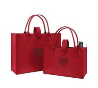 WJLYDM Borsa a tracolla in feltro di grande capacità da donna, 2 pezzi, borsa a mano in versatile Per Shopping Picnic Viaggi Spiaggia(Color9)