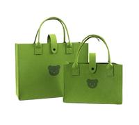 WJLYDM Borsa a tracolla in feltro di grande capacità da donna, 2 pezzi, borsa a mano in versatile Per Shopping Picnic Viaggi Spiaggia(Color7)