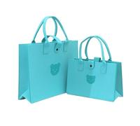 WJLYDM Borsa a tracolla in feltro di grande capacità da donna, 2 pezzi, borsa a mano in versatile Per Shopping Picnic Viaggi Spiaggia(Color11)