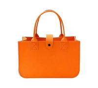 WJLYDM Borsa portatile di grande capacità, borsa a tracolla in feltro da donna, semplice, a mano, viaggio casual Per Shopping Picnic Viaggi Spiaggia(Orange)