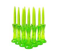 WJLYDM Tee da Golf 10 Pezzi/Scatola Accessori in plastica ABS 80 mm Limita Il Tuo Tee Aumenta la precisione del Gioco for i Colpi(Green 10pcs)