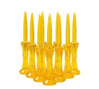 WJLYDM Tee da Golf 10 Pezzi/Scatola Accessori in plastica ABS 80 mm Limita Il Tuo Tee Aumenta la precisione del Gioco for i Colpi(Yellow 10pcs)