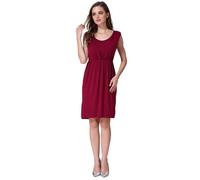 WJLYDM Vestiti premaman estivi, vestiti for l'allattamento, senza maniche for donne incinte, gilet for, gonna for(Red,M)