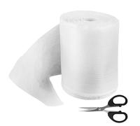 WJMY Rotolo di nastro in fibra di vetro, 26 m x 10 cm, in fibra di vetro, di rinforzo, per fughe (non adesivo), con 1 forbici (26 m x 10 cm)