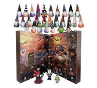 WJnflQN 2025 Calendario 'avvento Halloween Gnomo Da Tavolo | Decorazioni Natalizie di Folletti per Halloween | Decorazioni Natalizie Per La Casa Bambini Ragazzi Adulti Famiglia Amici