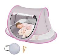 WJnflQN Baby da Esterno, Ombrellone Da Spiaggia Per, Canopy Antisabbia Leggero Parasole Esterno Per Riposo Gioco Picnic Cortile Vacanza Parco Campeggio Escursioni Viaggio