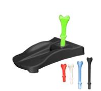 WJnflQN Base in Tappeto Erboso Sintetico per Golf | Supporto con 5 Tee Pre-Tagliati | Base di Addestramento per Tee da Golf,per Simulatore di Campo Pratica Tappeto Interno ed Esterno