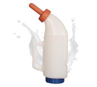 WJnflQN Biberon per l'agnello, con scala trasparente, contenitore per l'alimentazione dei vitelli di grande capacità, con scala, forniture per bevande per giovani animali