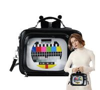 WJnflQN Borsa a tracolla per le donne | Borse a tracolla per la presentazione anime | Elegante attrezzatura da viaggio, Zaino di grande capacità per uso esterno e quotidiano, Nero , Siehe Beschreibung