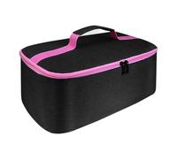 WJnflQN Borsa cosmetica da viaggio, custodia da viaggio per strumenti per capelli, custodia per bigodini, borsa organizer da viaggio in tessuto Oxford 300D, per shopping, appuntamenti, escursioni