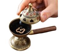 WJnflQN Bruciatore di incenso rotante - Moderno porta incenso rotante estetico, diffusore di profumi, accessorio per cenere, riutilizzabile, per soggiorno, camera da letto, studio yoga