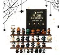 WJnflQN Calendario 'Avvento per Halloween, motivo: orrore, calendario con 31 giorni fino a Halloween, decorazione per la casa, per il tavolo, il, la porta dei bambini, l'ingresso degli