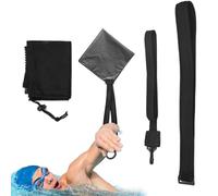 WJnflQN Cintura da allenamento per nuoto, paracadute da nuoto, miglioramento della postura, avanzamento, cintura regolabile per migliorare la velocità