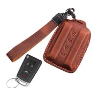 WJnflQN Custodia portachiavi in pelle, con portachiavi, portachiavi per auto, con portachiavi, per uomini e donne