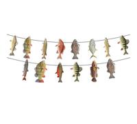 WJnflQN Decorazioni per feste di pesce, decorazioni di compleanno, decorazione a forma di pesce, decorazione creativa, decorazione da parete per riunioni di famiglia