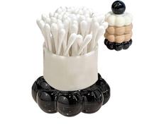 WJnflQN Dispenser per stuzzicadenti, dispenser per stuzzicadenti, supporto per filo interdentale, contenitore per stuzzicadenti creativo, contenitore da bagno, porta stuzzicadenti decorativo