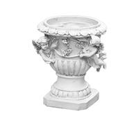 WJnflQN Fioriera angolare, decorazione vintage in stile europeo, contenitore per bonsai in resina con foro di drenaggio, per interni ed esterni, giardino, cactus, bonsai