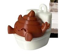 WJnflQN Giocattolo Caca,Giocattolo Realistico Ripieno | Decorazioni Creative Stampa 3D per Compleanno Casa Ufficio Natale Mobile TV Spazio di Lavoro