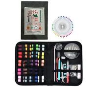 WJnflQN Libro di Campioni di Ricamo,Libro di Modelli per Ricamo con Ago - Kit di Guida al Cucito per Adulti,per Principianti Appassionati Adulti Hobby Tessitura Cucito Artigianato Famiglia