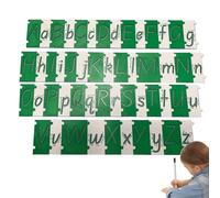 WJnflQN Modelli di Lettere | Modelli di Scrittura Alfabeto per - Giocattolo di Allenamento Coordinamento Mano-Occhio, Giocattoli di Apprendimento per l'asilo a Casa