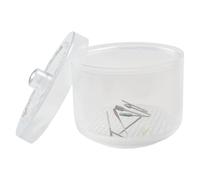 WJnflQN Organizer per strumenti per unghie, a doppio strato, trasparente, professionale, staccabile, antiscivolo, portatile, facile da pulire, per casa, salone di bellezza, cosmetologia, bianco, Refer