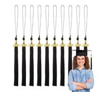 WJnflQN Pendente con nappe 2025, con nappa, 10 pezzi, decorazione ornamentale per università delle scuole superiori, maestri, insegnanti, servizi fotografici scolastici