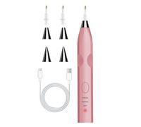 WJnflQN Penna a pois con punta a 3 livelli, ricaricabile, senza fili, per sottobicchieri, gioielli, ricami, portachiavi, progetti, disegno con cornice