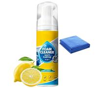 WJnflQN Pulitore A Schiuma - Agente Schiumogeno Multifunzione Da 60 Ml | Pulitore per Interni di Veicoli - per Veicoli Camion Golf Garage Casa Cucine Bagni Cruscotti Sedili Sottosedili Pannelli Tetto