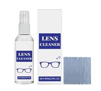 WJnflQN Pulitore Lenti 6cl,Spray Pulizia Occhiali da Sole | Smacchiatore Antiappannante con Panno per Schermi Fotocamere Lenti Telefoni Dispositivi Elettronici