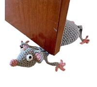 WJnflQN Simpatico fermaporta a forma di animale all'uncinetto, divertente per decorare la casa, la scuola, la camera da letto, il pavimento interno o l'aula