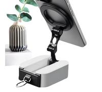 WJnflQN Supporto Magnetico Per Telefono - Supporto Telefono Magnetico Doppia Faccia,Montaggio Piegehevole Metallo Culla Smartphone,Per Navigazione Videochiamate Registrazione Live Streaming