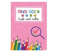 WJnflQN Trova e libro a colori, cerca e dipingi libro - Cartoni animati Attività adolescente Rilassamento,Stile creativo e ragazza giocattolo a colori Look e attività per un'esperienza di