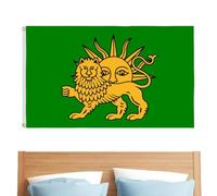 WJnflQN Vecchia Bandiera Iraniana - Ex Stendardo Colori Vivaci,Vecchio Stendardo Storico Iraniano,Per Giardino Terrazza Balcone Prato Patio