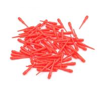 WJUAN 200 Pezzi Freccette Punta Plastica, Rosso Freccette Soft, Filo 2BA Freccette Professionali, Punta di Ricambio Freccette, Morbido e Solido, Perfetto per Appassionati di Freccette