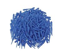 WJUAN Punte Freccette Plastica, 200 Pezzi Freccette Soft Punte, Blu Punta di Ricambio Freccette, Filettatura 2BA Punta Morbida per Freccette, per Competizione e Svago