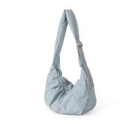WJUHYGTF Borsa A Tracolla Borsa A Tracolla Da Donna in Nylon, Borsa Hobo Di Grande Capacità Borsa A Tracolla Con Cerniera E Tracolla Regolabile Tinta Unita,Blu