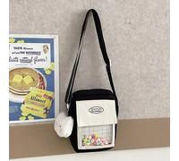 WJUHYGTF Borsa A Tracolla Con Petto, Borsa A Tracolla Carina, Borsa Sul Petto, Zaino Per Ragazzi E Ragazze, Sport All'aria Aperta, Borsa Tote Da Donna, Multipla,Nero